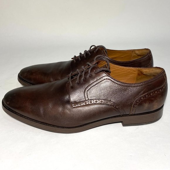 Cole Haan Grand OS Dark Brown Leather Lace Up Oxford Shoes Men’s Size 11 M main image 14